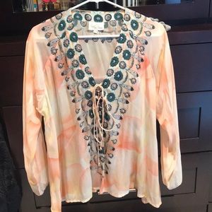 Camilla loves Intermix flowy top
